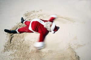 snow angel santa